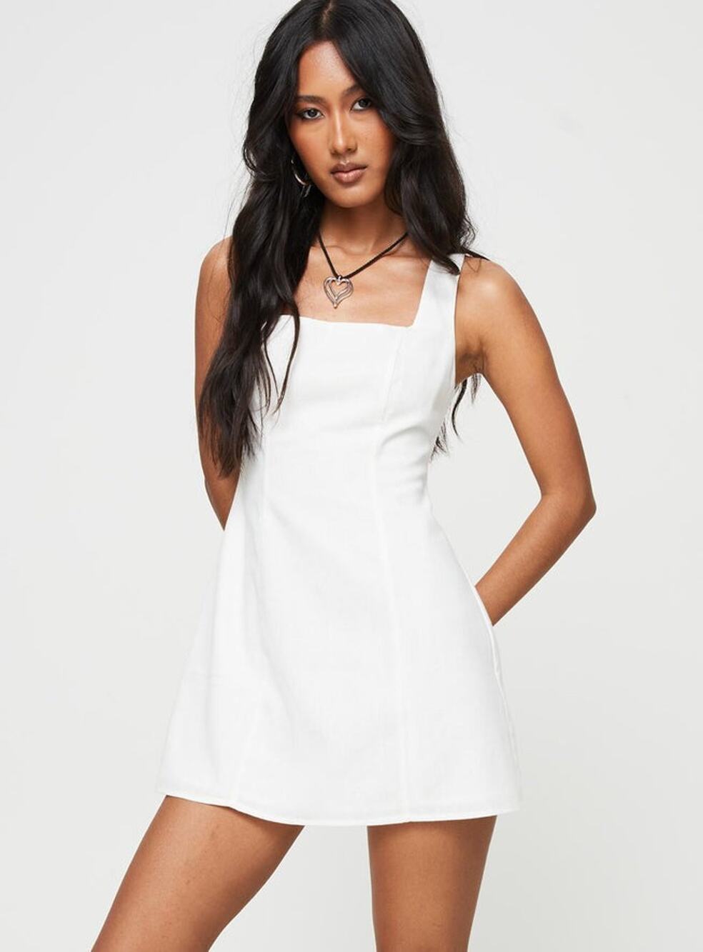 Princess Polly Athina Mini Dress - 0 - Off White